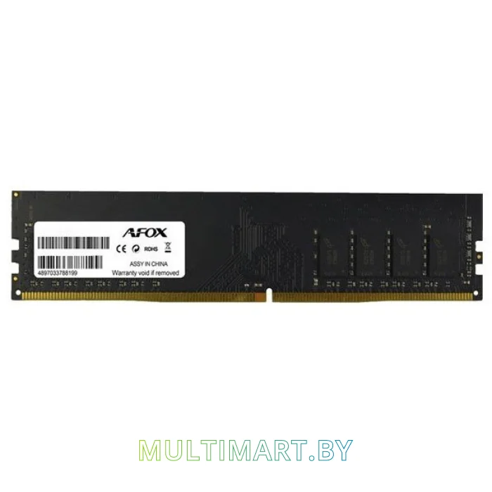 Оперативная память AFOX 8GB DDR4 PC4-17000 (AFLD48VH1P)